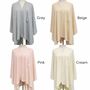 Soft Knit Wool Blend Pull Through Poncho, thumbnail 2 of 8