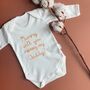 Personalised Proposal Baby Grow, thumbnail 2 of 6