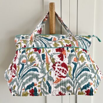 Tall Wash Bag With Handles Wild Meadow, 4 of 5