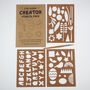 Creative Stencils Pack Patterns And Tattoos, thumbnail 5 of 6
