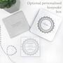 50th Birthday 9ct Gold And Silver Milestone Bracelet, thumbnail 9 of 11