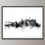 Sydney Australia Skyline Cityscape Art Print, thumbnail 3 of 8