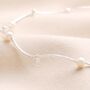 Freshwater Pearl Two Way Necklace And Bracelet Silver, thumbnail 4 of 6