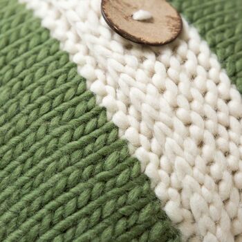 Personalised Christmas Cushion Knitting Kit, 7 of 8