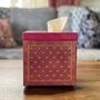 Facial Cube Tissue Holder With Magnetic Cover, thumbnail 1 of 11
