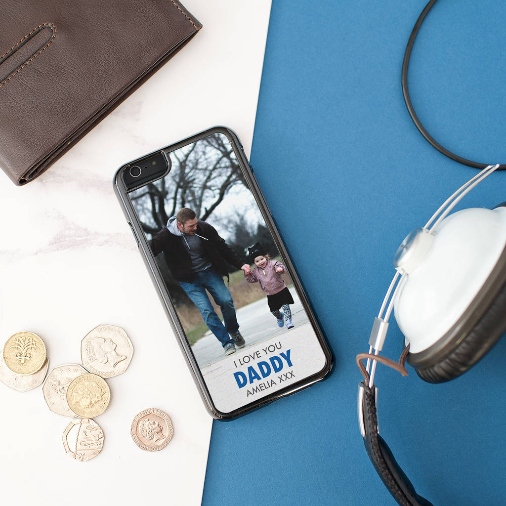 Personalised Photo Iphone Cover For Dad By The Little Picture Company