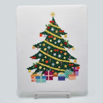 Christmas Tree Cross Stitch Kit, 4 of 10
