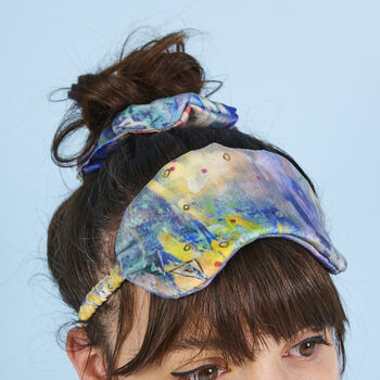 Colourful Silk Eye Mask And Scrunchie Gift Set, 8 of 8