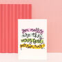 'You Are The Very Best Person Ever' Greeting Card, thumbnail 4 of 4