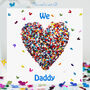We Love Daddy Butterfly Heart Card, thumbnail 1 of 10