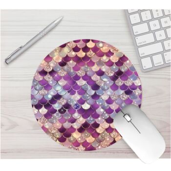 Personalised Mermaid Scales Mouse Mat, 2 of 9