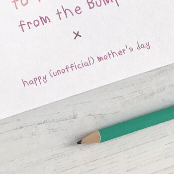 To Mummy From Bump, Best Friends Card, 2 of 3