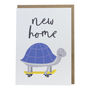 Tortoise 'New Home' Greetings Card, thumbnail 1 of 3