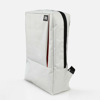 Recycled Tarpaulin Backpack With 15' Laptop Compartment, 7 of 8