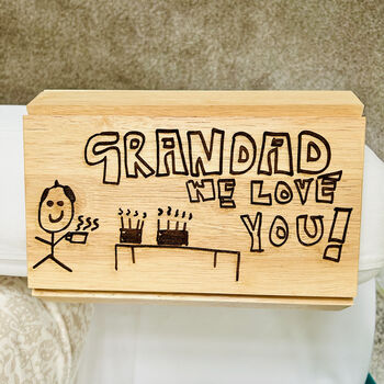 Personalised Sofa Tray With A Child's Drawing, 6 of 6