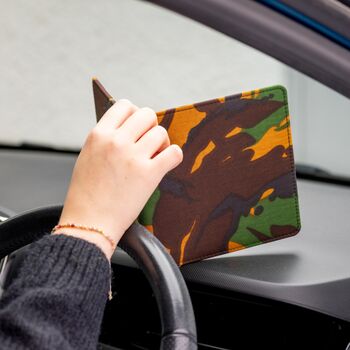 Disabled Blue Badge Parking Permit Wallet In Army Camo, 2 of 6