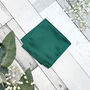 Hunter Green Wedding Tie Set, thumbnail 4 of 12