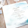 Ocean Road Wedding Invitation, thumbnail 2 of 6