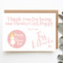 Personalised Flower Girl Card And Badge, thumbnail 4 of 4