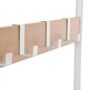 Oak Colour Coat Rack Stand With Shoe Bench Rack, thumbnail 4 of 7