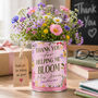 Personalised Thank You For Helping Me Bloom Tin, thumbnail 3 of 3