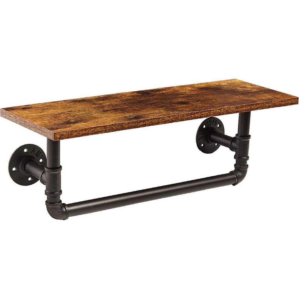 Floating Storage Shelves With Towel Rail By Momentum