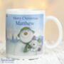 Personalised The Snowman Keepsake Mug, thumbnail 3 of 4