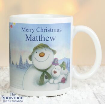 Personalised The Snowman Keepsake Mug, 3 of 4