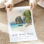 Thailand Phi Phi Island Travel Print, thumbnail 3 of 7