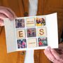 Personalised Anniversary Photo Magnets Card, thumbnail 1 of 5