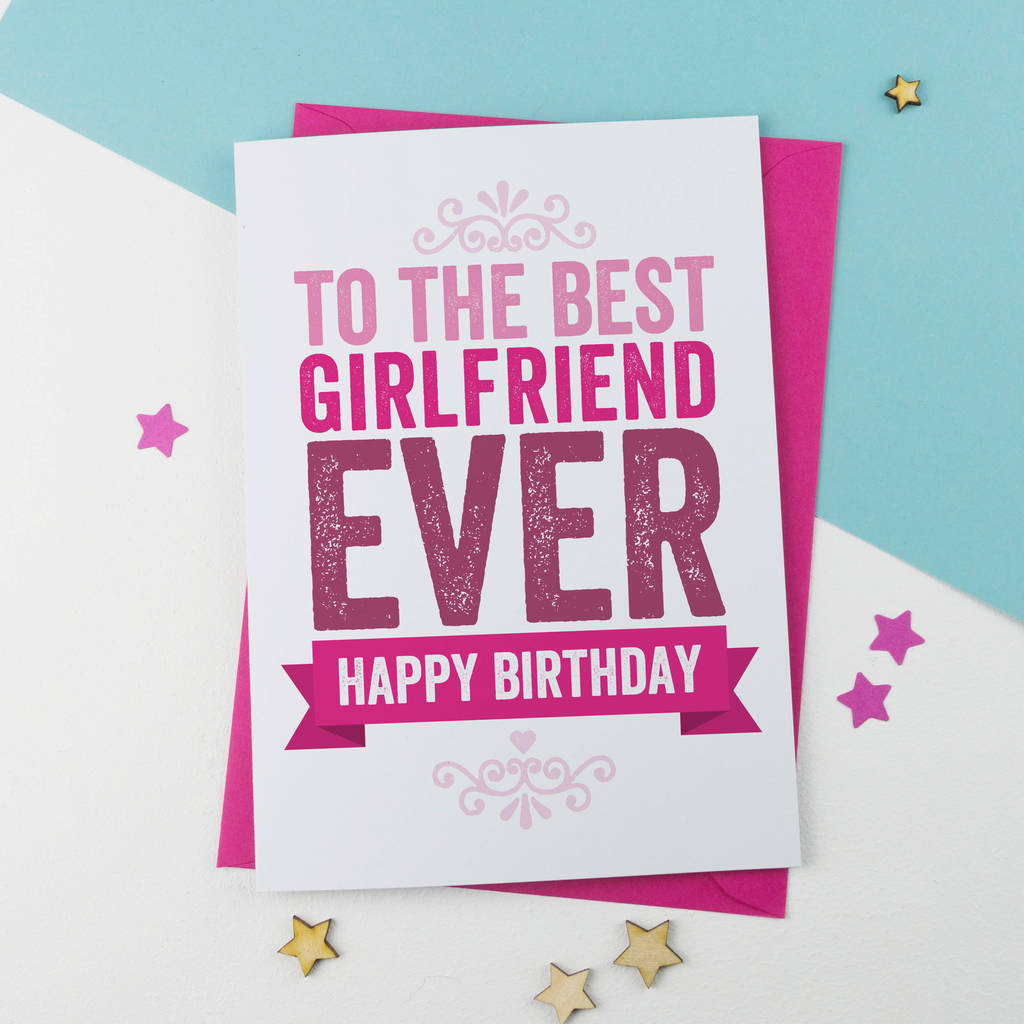 birthday cards for girlfriends