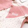 New Baby Cardigan, Babygrow And Hat Gift Set, thumbnail 7 of 12