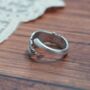 Ornate Victorian Spoon Wrap Ring, thumbnail 4 of 6