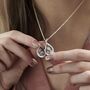 Personalised Small Droplet Locket Necklace, thumbnail 3 of 12