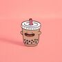 Bubble Tea Enamel Pin | Cute Pin Badges, thumbnail 3 of 5