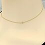 Amelia Gold Plated Choker Necklace, thumbnail 3 of 6