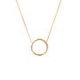 Halo Necklace Gold Vermeil, thumbnail 1 of 4