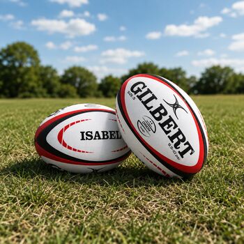 Personalised Gilbert Orion Match Rugby Ball, 2 of 4