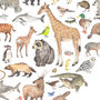 100 Animals A2 Print, thumbnail 4 of 5