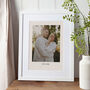 Custom Photo Linen Anniversary Print, thumbnail 1 of 3