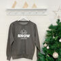 'Up To Snow Good' Unisex Ski And Snowboard Jumper, thumbnail 6 of 7