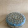 Blue Handcrafted Velvet Clutch Bag, thumbnail 4 of 10