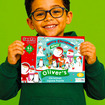 Personalised Santa And Me Jigsaw Puzzle, 7 of 11