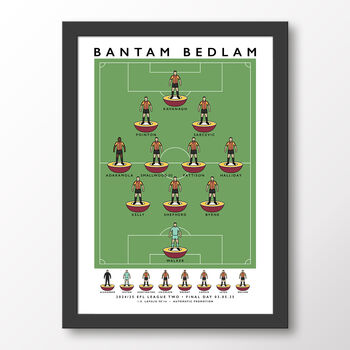 Bradford City Bantam Bedlam 24/25 Poster, 6 of 6