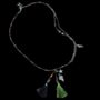 Picasso Beaded Tassel Charm Necklace, thumbnail 10 of 11
