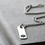 Women's Silver Medical Alert Allergy Necklace, thumbnail 2 of 6