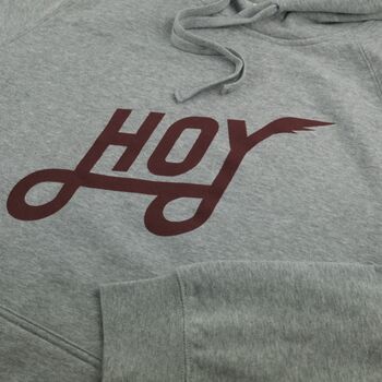 Hoy Classics Team Hoodie Grey Marl, 3 of 3