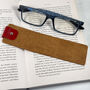 Best Dad In The World Personalised Leather Bookmark For Father's Day, thumbnail 7 of 7