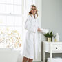 Luxury Waffle Cotton Bathrobe The Lyndon Company L Xl Pink, thumbnail 1 of 4