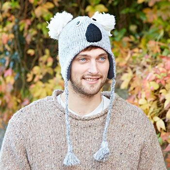 Handmade Woollen Animal Winter Hat, 8 of 12